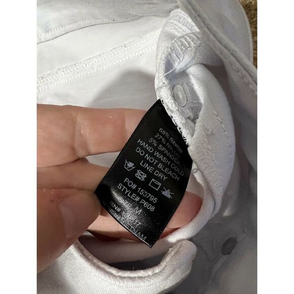 Shinestar Women’s Stretch Skinny Jeans Sz M With Back Pockets Zip - Picture 6 of 11